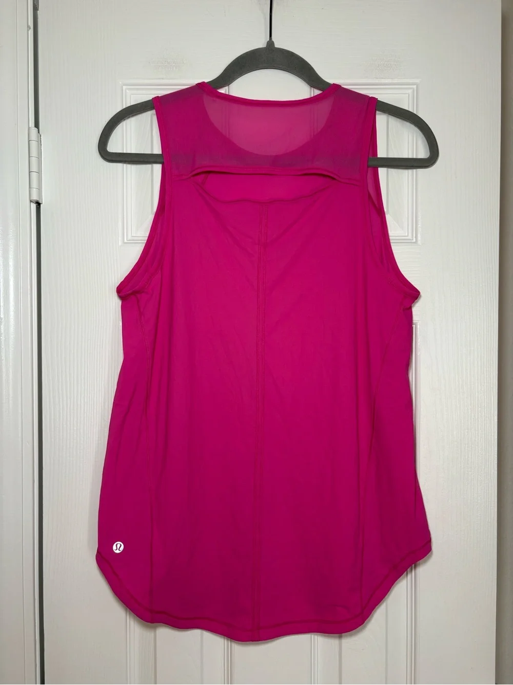 Lululemon Sculpt Tank Sonic Pink Running Workout Mesh Tank Top Est. Size 12